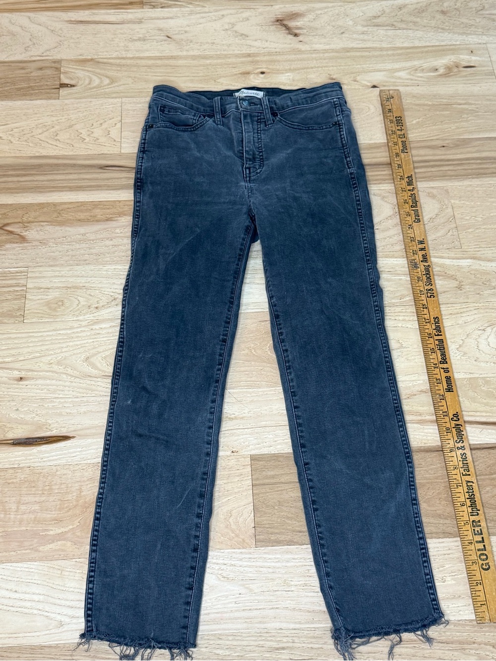 Madewell stovepipe jeans size 26